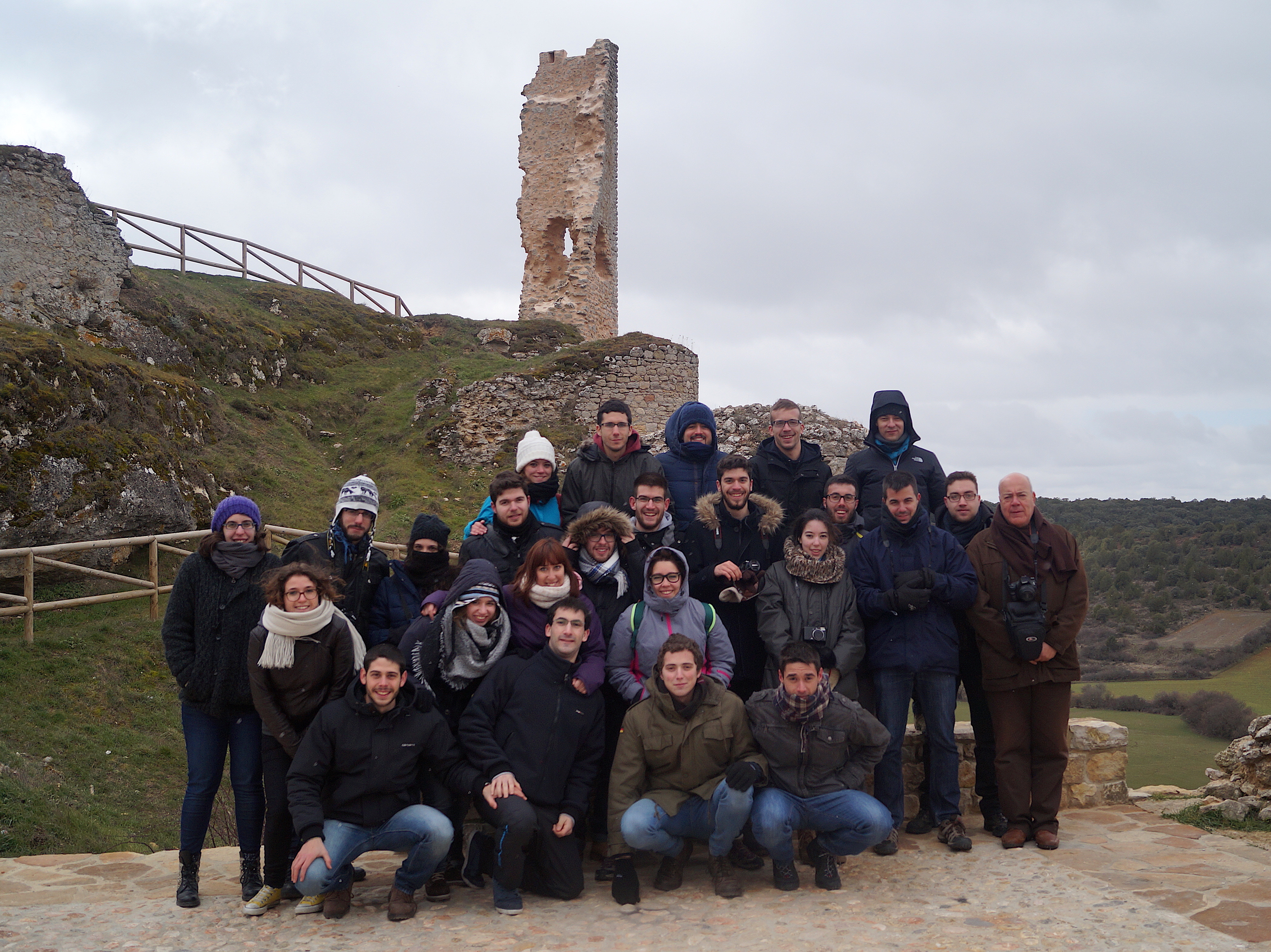 Alumnos de Máster y de Grado. Viaje de Estudios. Calatañazor. Soria (III/2016)